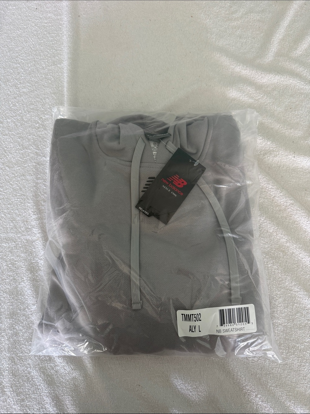 New Balance Men's Light Gray Crewneck Sweatshirt